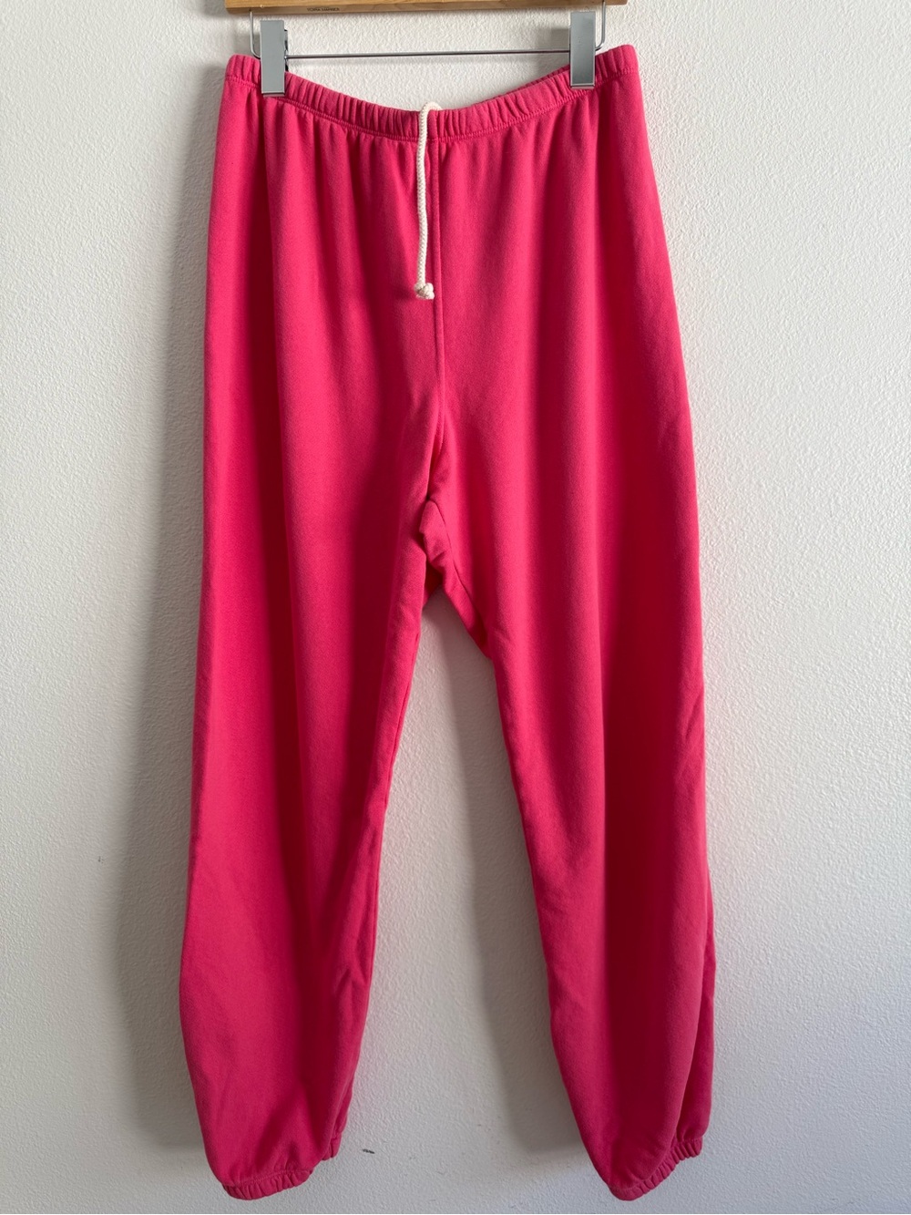 PerfectWhiteTee Johnny French Terry easy sweatpants Size L pink